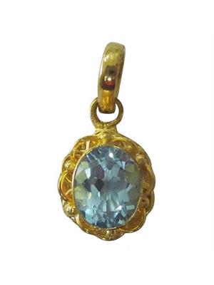 Blue Topaz Pendant