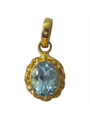 Blue Topaz Pendant